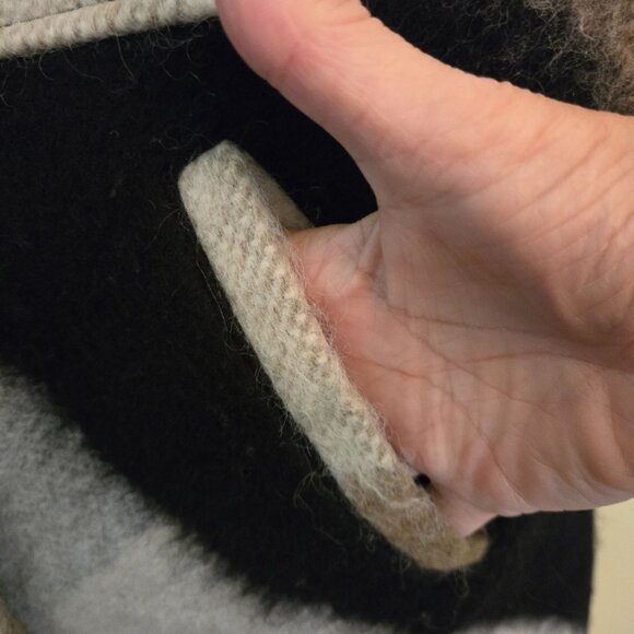 Anthropologie Elevenses Buffalo Plaid Vest Western Blanket Size S - Picture 8 of 11